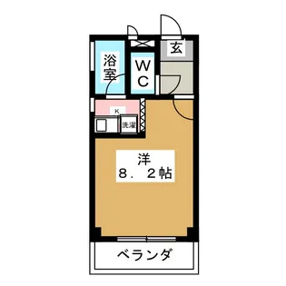 パークサイド中出【2階】の間取り