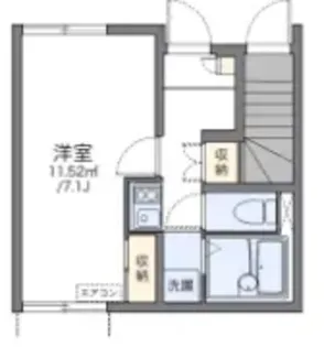 レオネクストクレストハウス II【1階】の間取り