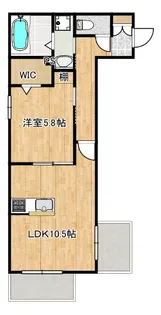 CASA SERENA~カーサセレナ~【2階】の間取り