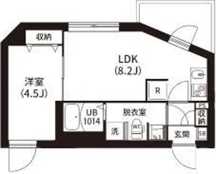 レピュア南大井レジデンス【3階】の間取り