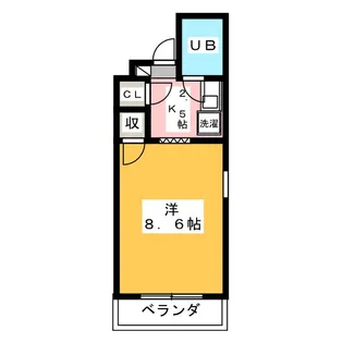リエス岐阜元町【4階】の間取り