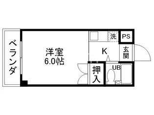 COSMO PALACE【4階】の間取り
