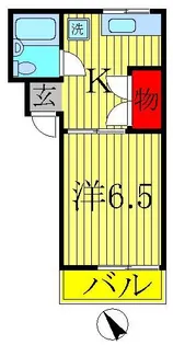 ハイツサカエ【1階】の間取り