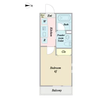 Wisteria野方【3階】の間取り
