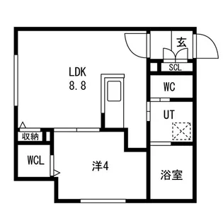 ONE STAGEひばりが丘II【2階】の間取り