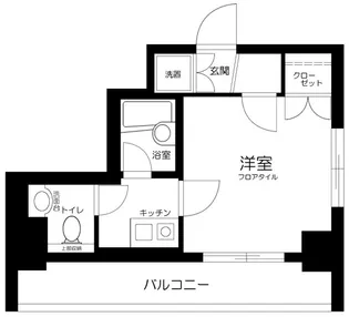 ルーブル中野坂上【5階】の間取り