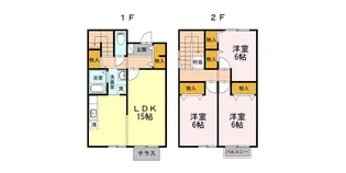 ハピネス久世E棟【1階】の間取り