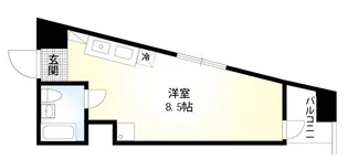 山王ハマセイホウ【3階】の間取り