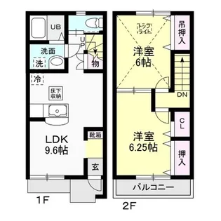 SHARMANT DEMEURE【2階】の間取り