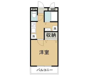 ラ・フォーレ24【3階】の間取り