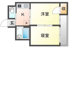 アパートメント地図屋クラブ【5階】の間取り
