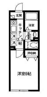 カーサポトロ【1階】の間取り