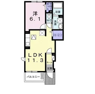 ディアーズ【1階】の間取り
