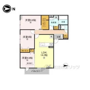VILLACALMA【3階】の間取り