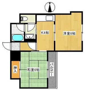 グリーンプラザ春日【3階】の間取り