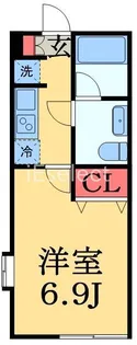 vinosity勝田台【3階】の間取り