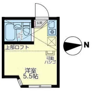 ユナイト藤崎ビッシーガの杜【2階】の間取り