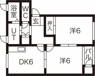 アドラシオンII A棟【1階】の間取り