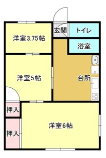 丸子2丁目黒柳貸家【2階】の間取り