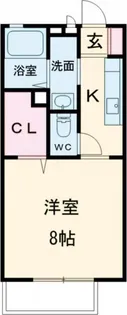 パインヒルズ B棟【1階】の間取り