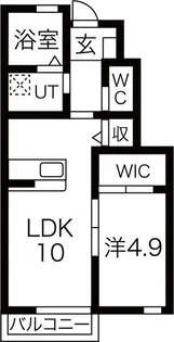 エレナ【1階】の間取り