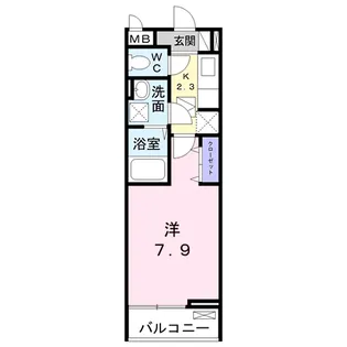 ライジング・プレイス【1階】の間取り