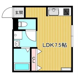 パオス田家【1階】の間取り