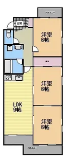 シャトー春山【2階】の間取り