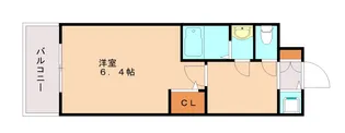 エスリード神戸兵庫駅アクアヴィラ【2階】の間取り