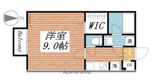 ガーデンハイツ・クーB【1階】の間取り