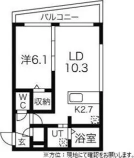ガーデンテラスN17【4階】の間取り