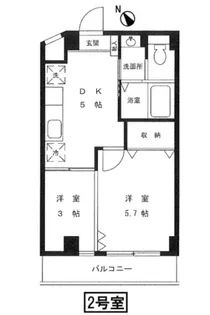 グリーンピア新横浜【3階】の間取り