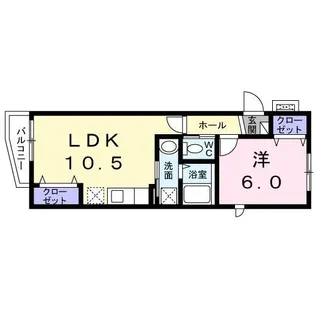 マノワール【1階】の間取り