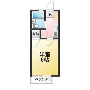 コーポ林2号棟【2階】の間取り
