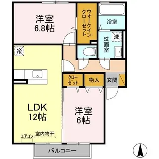 Mヒルズ A【2階】の間取り