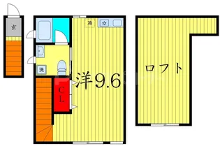 タウンカテッジ春江町II【2階】の間取り