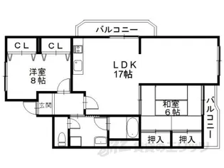 メゾンインペリアル【4階】の間取り