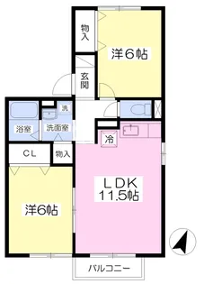 コトー桜台【2階】の間取り