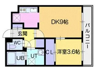 グレースカナリア【5階】の間取り