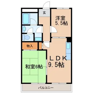 湘南弐番館【3階】の間取り