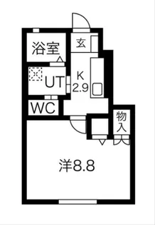 ルーブル大沼II【1階】の間取り