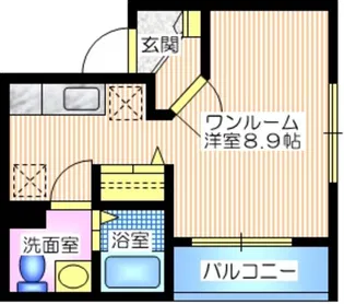 La chambre M【1階】の間取り
