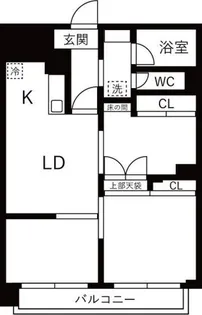 きよしヶ丘サンビューハイツ【5階】の間取り