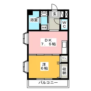 ソレイユ光が丘【2階】の間取り