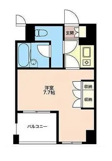 エスティメゾン浅草駒形【4階】の間取り