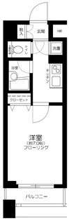 パレステュディオ池袋駅前【11階】の間取り