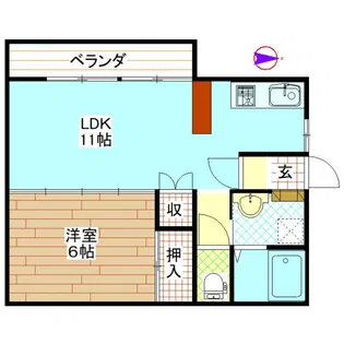 丸久第13コーポの間取り