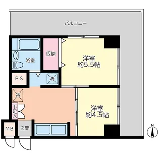 ドルミ錦糸町長谷川ビル【3階】の間取り