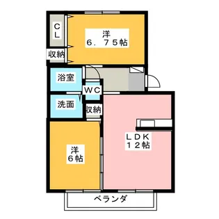 フォレスト リバー【1階】の間取り