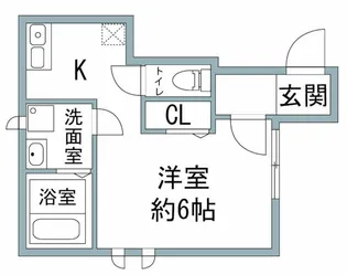 スクーデリア【1階】の間取り